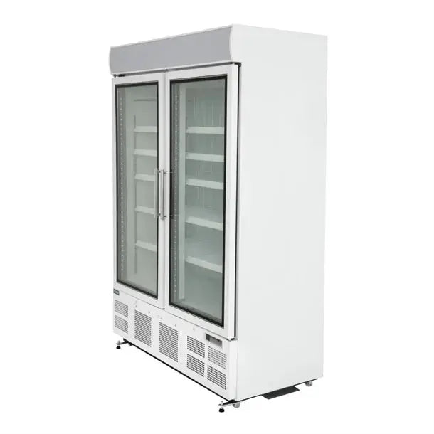 Polar G-Series Upright Display Freezer 920L White  Upright Display Freezers