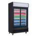 Polar G-Series Upright Double Sliding Door Display Cooler  Upright Display Fridges