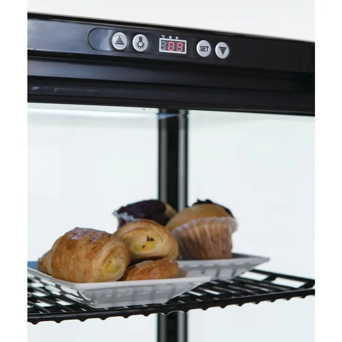Polar Polar C-Series Energy Efficient Curved Door Display Fridge Black - 235Ltr
