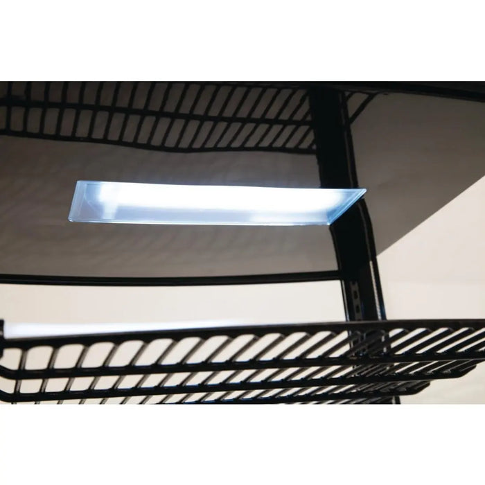 Polar Polar C-Series Energy Efficient Curved Door Display Fridge Black - 86Ltr
