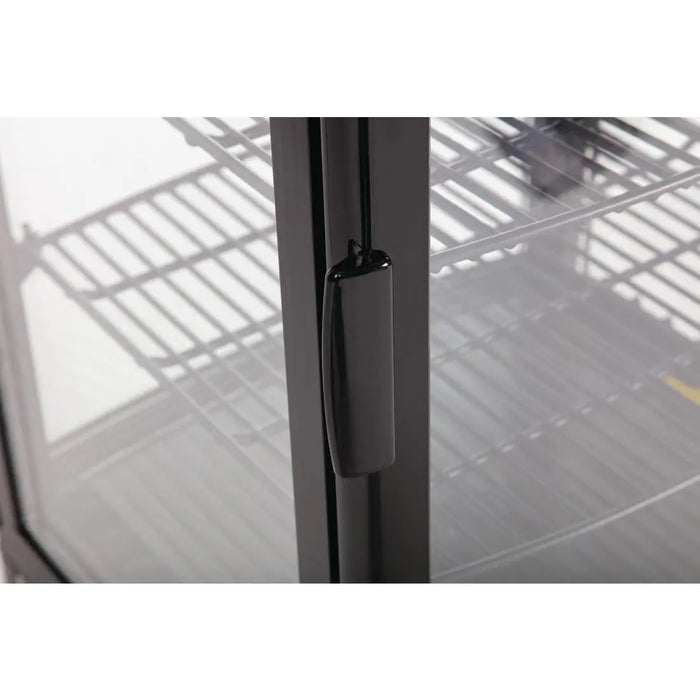 Polar Polar C-Series Energy Efficient Curved Door Display Fridge Black - 86Ltr