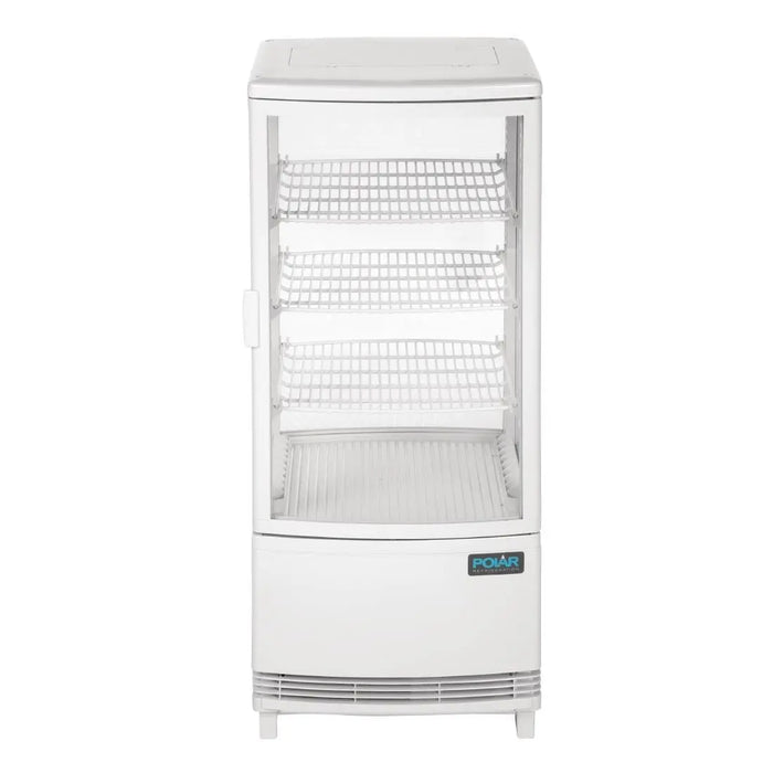 Polar Polar C-Series Energy Efficient Curved Door Display Fridge White - 86Ltr