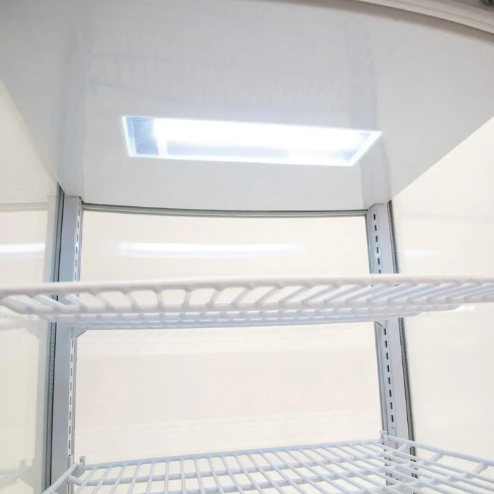 Polar Polar C-Series Energy Efficient Curved Door Display Fridge White - 86Ltr