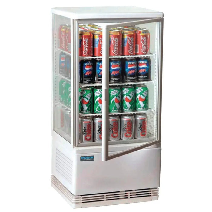 Polar Polar C-Series Energy Efficient Display Fridge White - 68Ltr