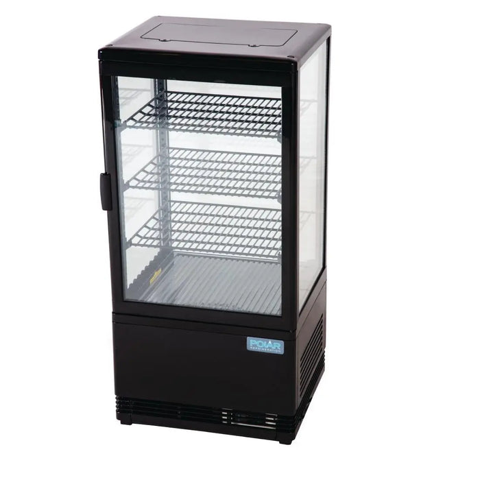 Polar Polar C-Series Energy Efficient  Display Fridge Black - 68Ltr