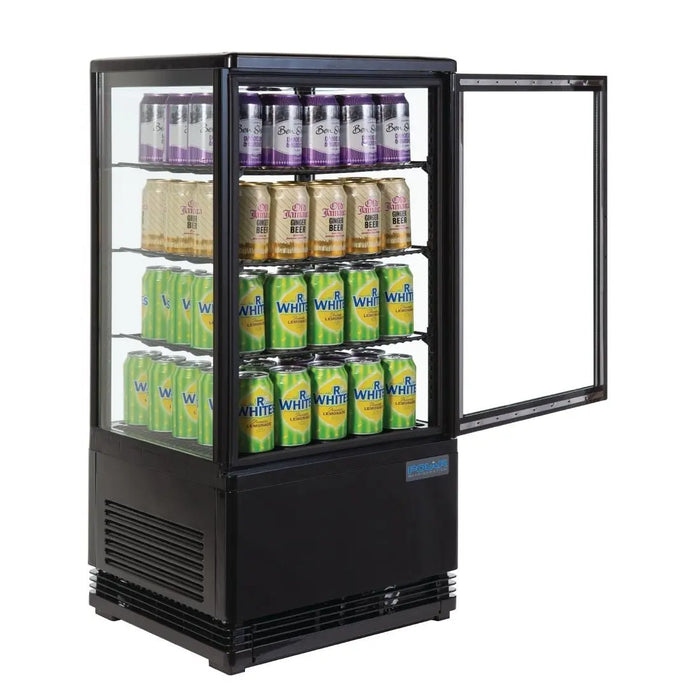 Polar Polar C-Series Energy Efficient  Display Fridge Black - 68Ltr