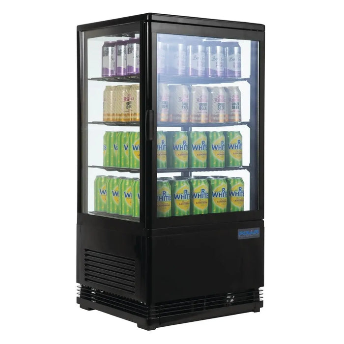 Polar Polar C-Series Energy Efficient  Display Fridge Black - 68Ltr