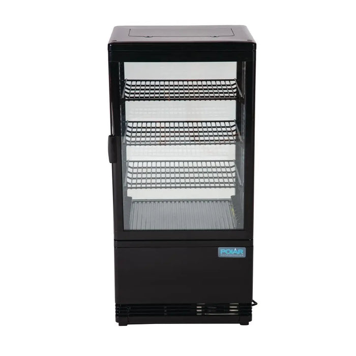 Polar Polar C-Series Energy Efficient  Display Fridge Black - 68Ltr