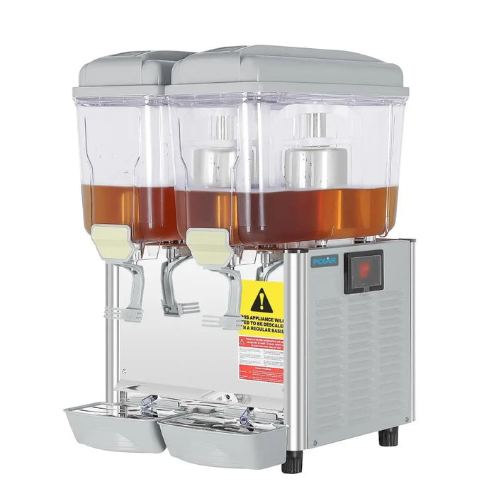 Polar Polar Double Chilled Drinks Dispenser Grey - 355Watts