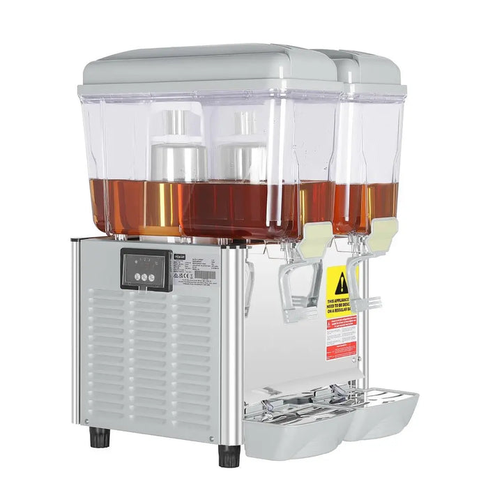 Polar Polar Double Chilled Drinks Dispenser Grey - 355Watts