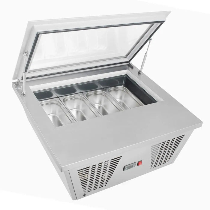 Polar Polar G-Series Countertop Display Freezer Servery - 4 x Napoli Pans