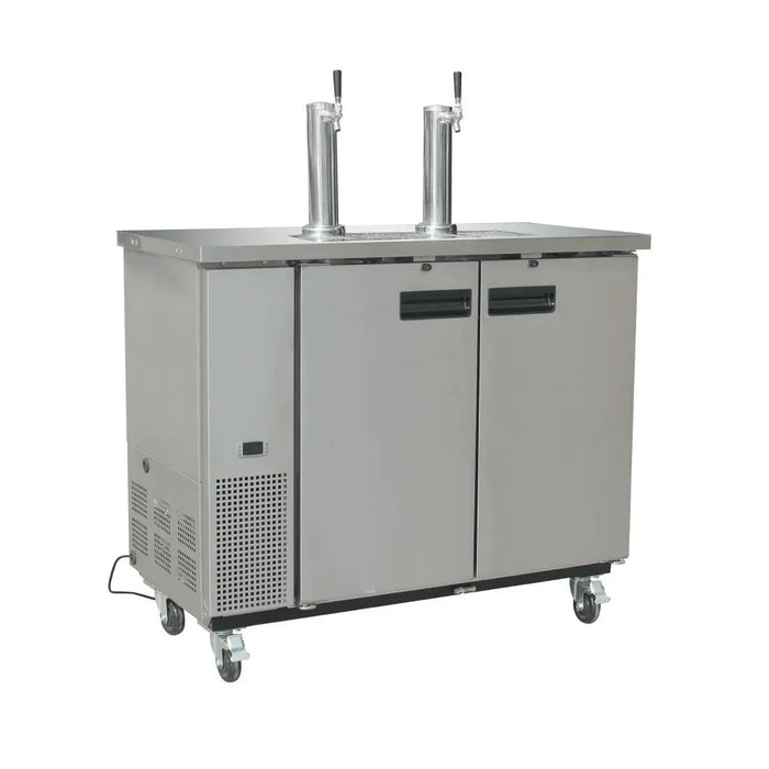 Polar Polar G-Series Direct Draw Beer Dispenser (2 Keg 2 Tap) Stainless Steel