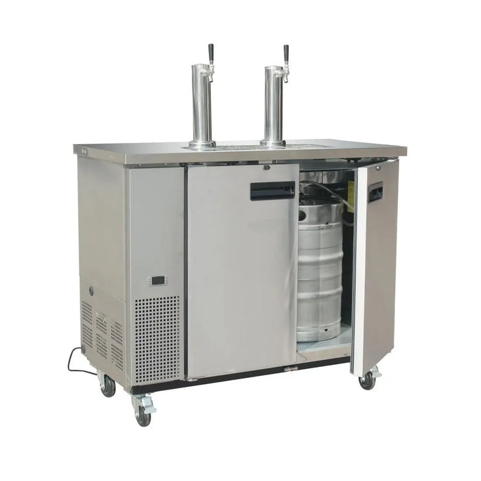 Polar Polar G-Series Direct Draw Beer Dispenser (2 Keg 2 Tap) Stainless Steel