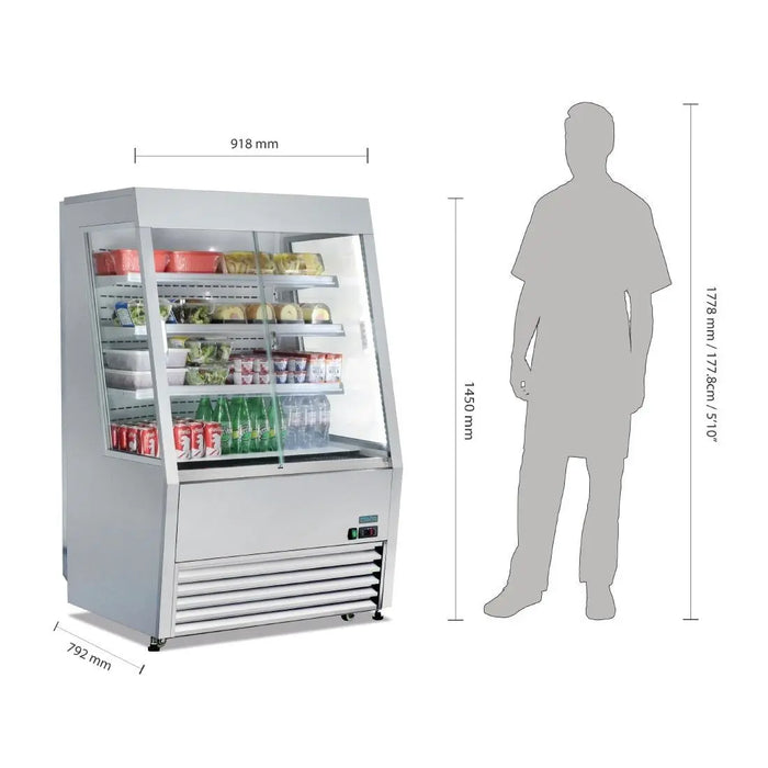 Polar Polar G-Series Energy Efficient Multideck Display Fridge - 918mm