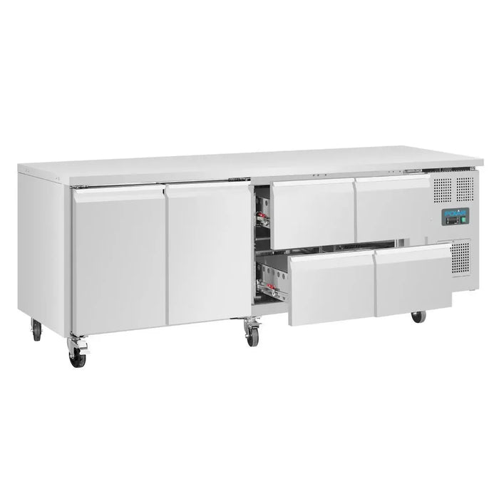 Polar Polar U-Series Counter 4 Drawers & 2 Door