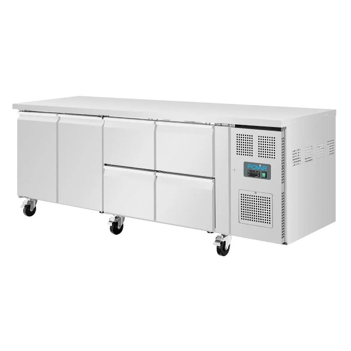 Polar Polar U-Series Counter 4 Drawers & 2 Door
