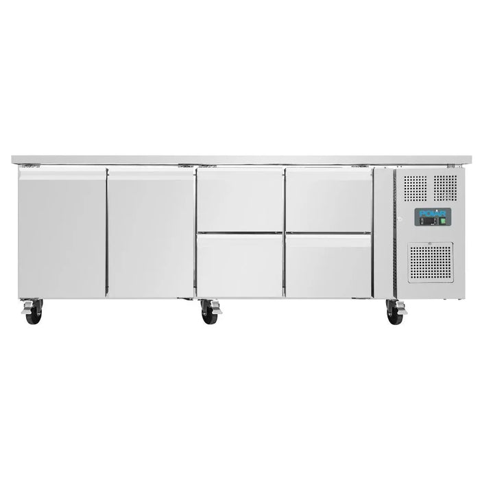 Polar Polar U-Series Counter 4 Drawers & 2 Door