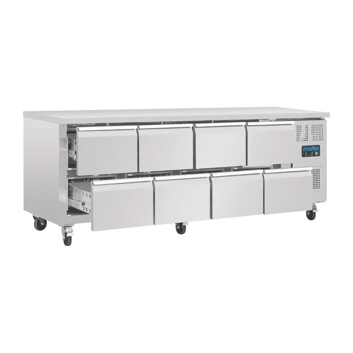 Polar Polar U-Series Eight Drawer Gastronorm Counter Fridge