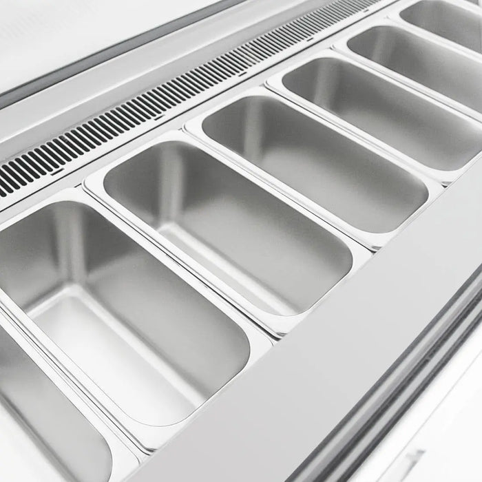 Polar Polar U-Series Gelato Showcase - 6 Pans