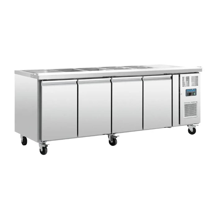 Polar U-Series 4 Door Counter Fridge – UA064-A - UA064-A - Simply Hospitality NZ