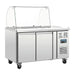 Polar U-Series Double Door Refrigerated Gastronorm Saladette Counter 1360mm  Preparation Fridges