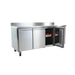 Polar U-Series Triple Door Counter Fridge with Upstand - 417Ltr  Underbench Fridges