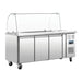 Polar U-Series Triple Door Refrigerated Gastronorm Saladette Counter 1795mm  Preparation Fridges