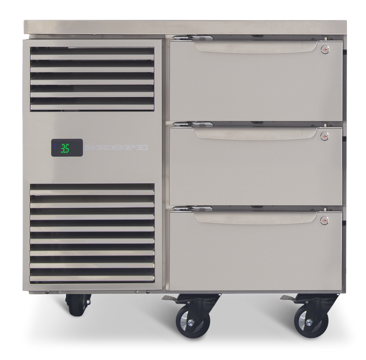 SKOPE ProSpec 3 Drawer Underbench Fridge - PG11.UBR.1.D3 product image