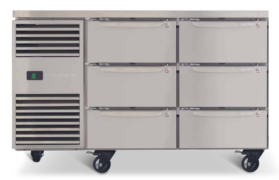 SKOPE ProSpec 6 Drawer Underbench Fridge - PG11.UBR.2.D6 product image