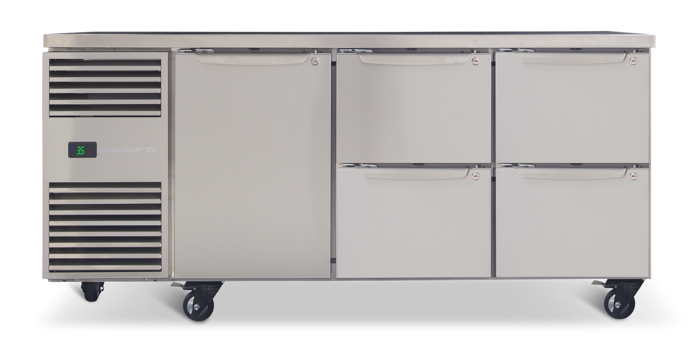 SKOPE ProSpec 5 Door Underbench Fridge - PG11.UBR.3.SD-D2-D2 product image