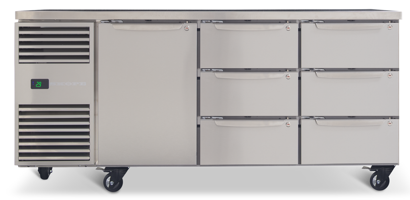 SKOPE ProSpec 7 Door Underbench Fridge - PG11.UBR.3.SD-D3-D3 product image