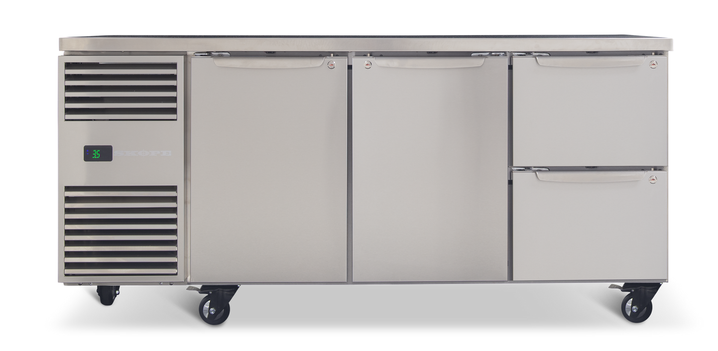 SKOPE ProSpec 4 Door Underbench Fridge - PG11.UBR.3.SD-SD-D2 product image