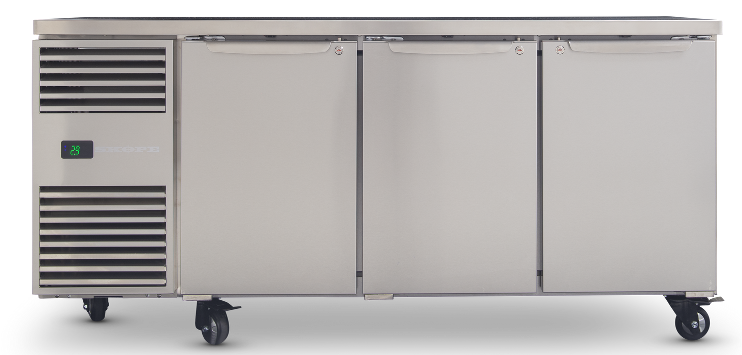 SKOPE ProSpec 3 Door Underbench Fridge - PG11.UBR.3.SD product image