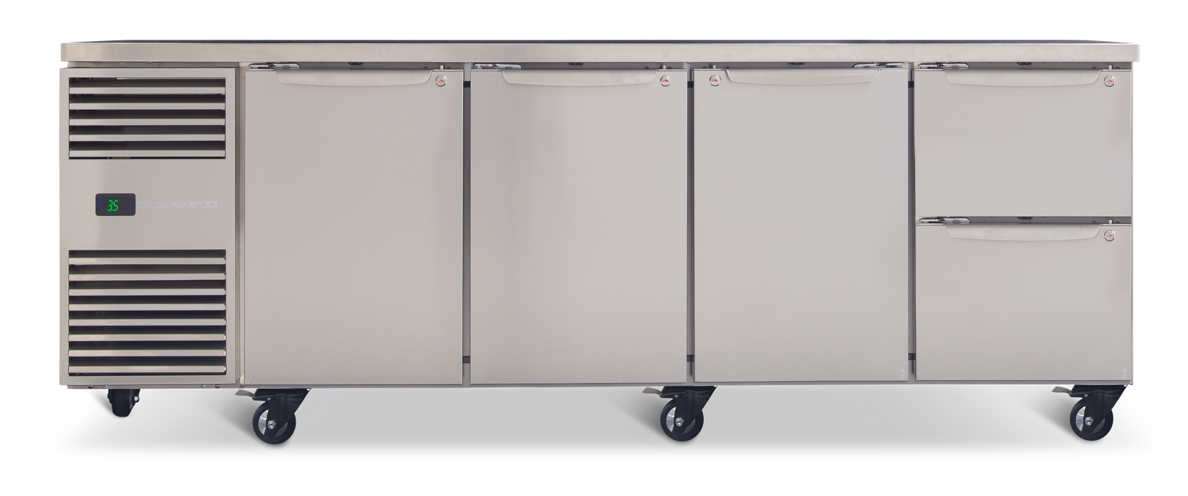 SKOPE ProSpec 5 Door Underbench Fridge - PG11.UBR.4.SD-SD-SD-D2 product image