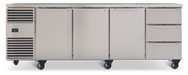 SKOPE ProSpec 6 Door Underbench Fridge - PG11.UBR.4.SD-SD-SD-D3 product image