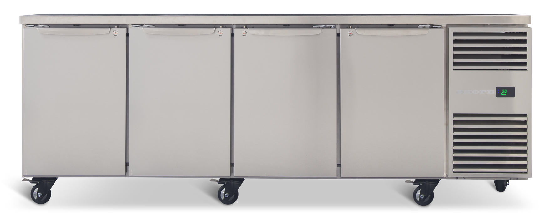 SKOPE ProSpec 4 Door Underbench Fridge - PG11.UBR.4.SD.RH product image