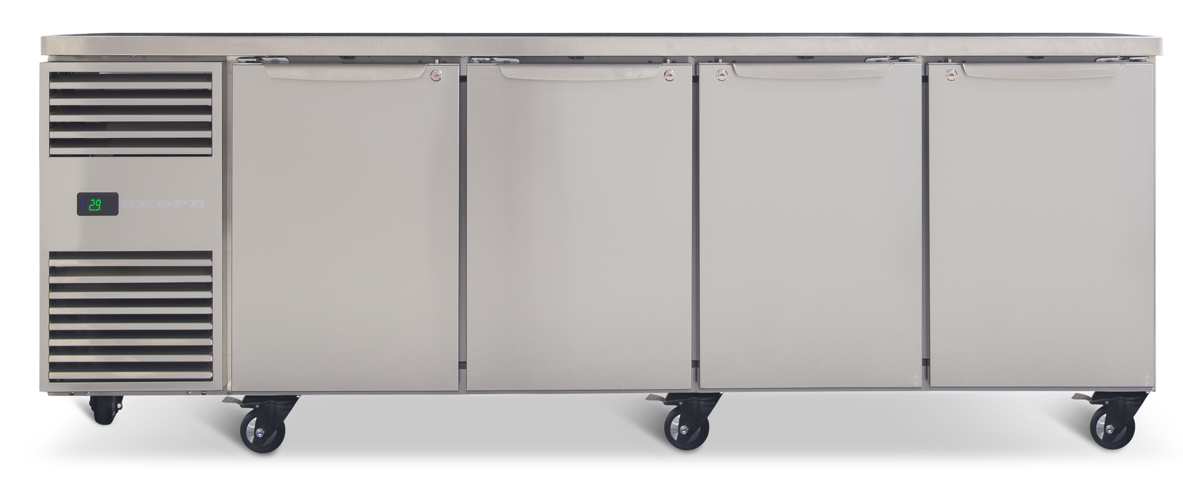 SKOPE ProSpec 4 Door Underbench Fridge - PG11.UBR.4.SD product image