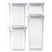 Pyrex Canister Square 4pc Set  Food Storage