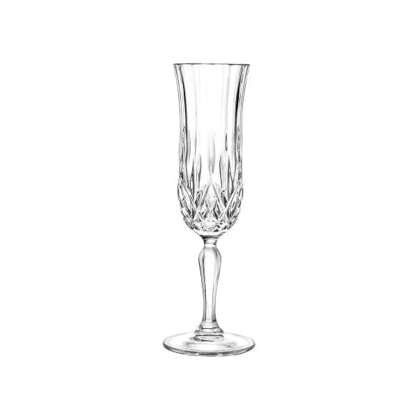 RCR Opera Flute Glass 130ml - Set 6  Wine Glasses