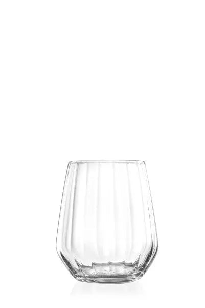 RCR Optiq Stemless Glass 430ml - Set 6  Wine Glasses