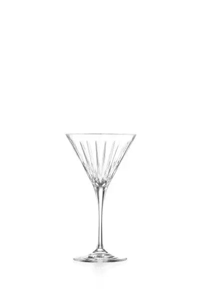 RCR Timeless Martini Glass 210ml - Set 6  Cocktail Glasses