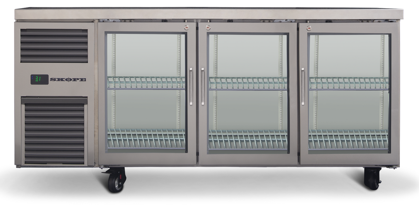 SKOPE ReFlex 3 Door Underbench Fridge - RF7.UBR.3.GD product image