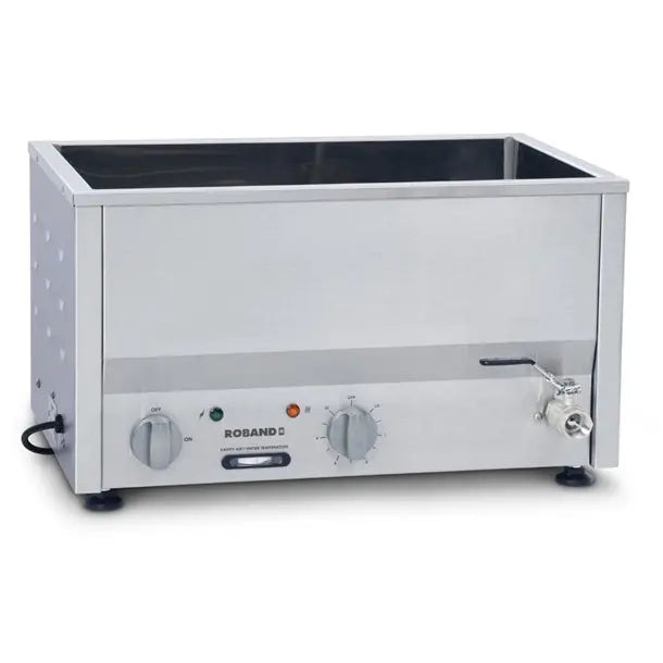 Roband Counter Top Bain Marie BM2 fits 2x 1/2 size pan (pans not included) (B2B)