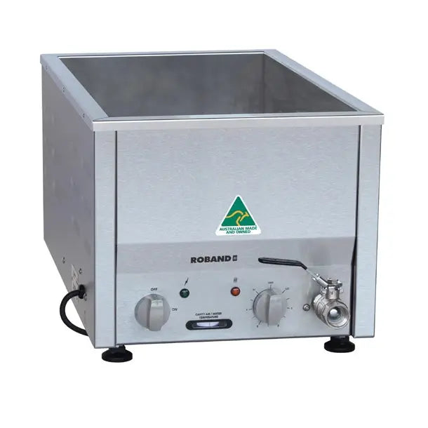 Roband Counter Top Bain Marie Takes 2 x 1/2 Size Pan Narrow