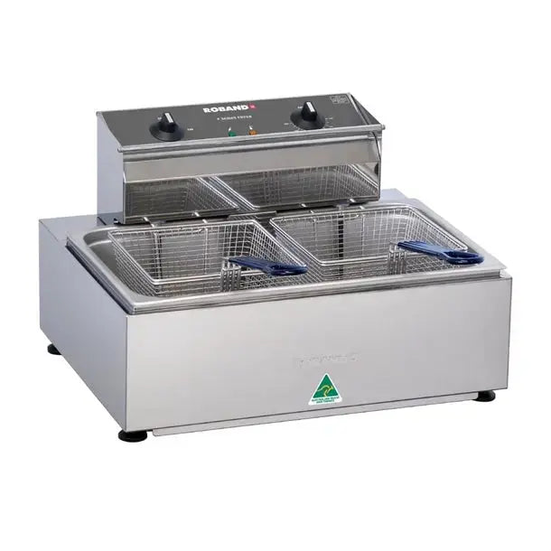 Roband F-Series Countertop Fryer F111 Single Pan 11Ltr/Double Basket 15A (B2B)  Fryers
