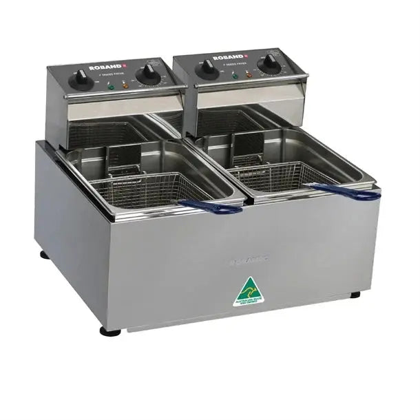 Roband F-Series Countertop Fryer F28 Double Pan 2 x 8Ltr  Electric Fryers