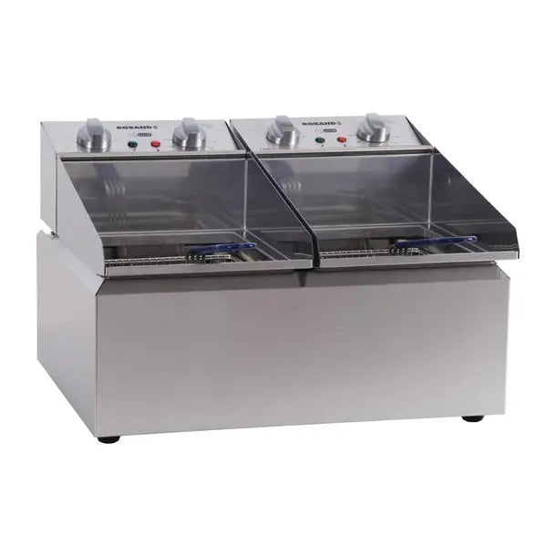 Roband Frypod FR28 Double Pan 2x 8Ltr Tank 20kg Chips/Hour