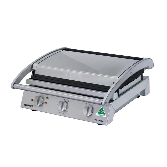 Roband Grill Station 8 Slice GSA810RT Ribbed & Smooth Plates Non-Stick 2300W