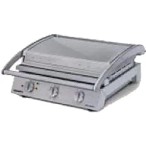 Roband Grill Station GSA815R Ribbed Top Smooth Bottom Plates 8 Slice 13 Amps
