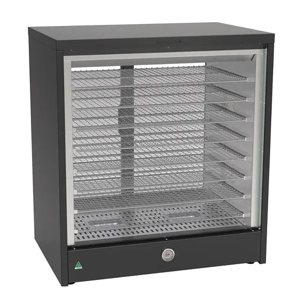 Roband Heat 'n' Hold Fixed Glass Display Side - Black (B2B)
